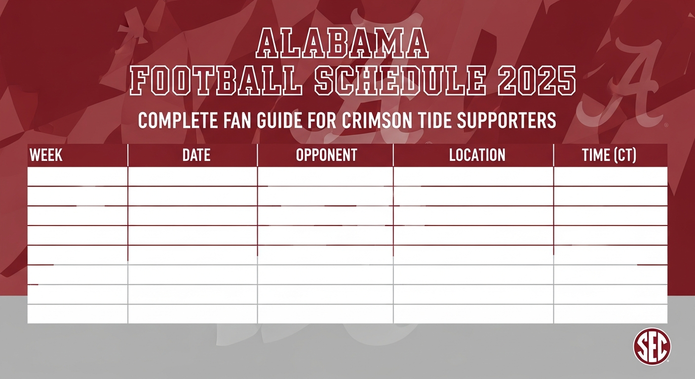 alabama football schedule 2025