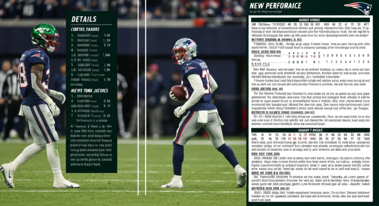 New York Jets vs New England Patriots match player stats