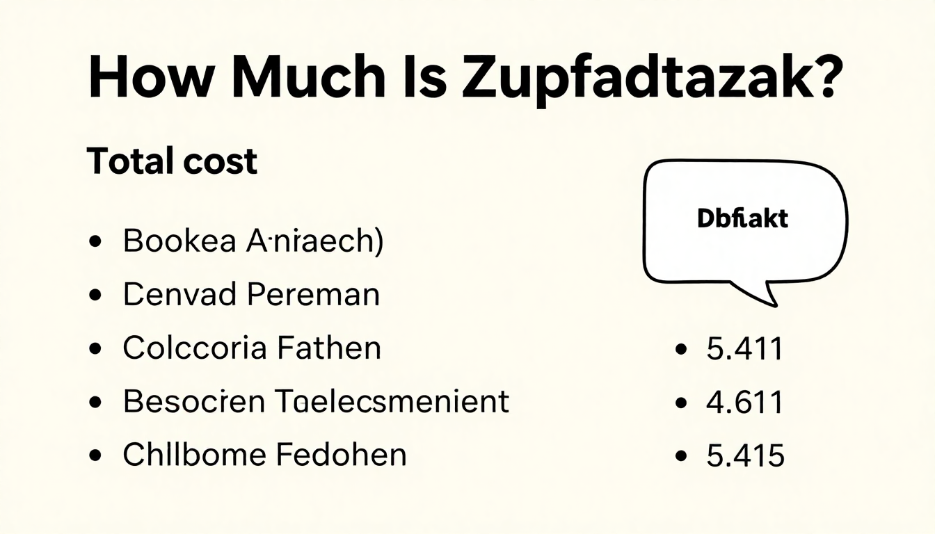 How Much Is Zupfadtazak