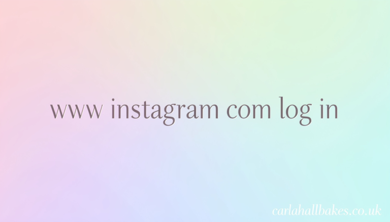 www instagram com log in